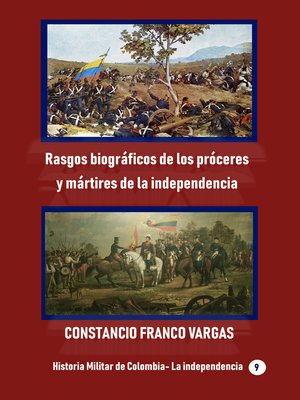 cover image of Rasgos biográficos de los próceres y mártires de la independencia